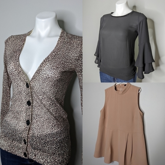 LOFT & Ann Taylor bundle of tops XXSP - Picture 2 of 7